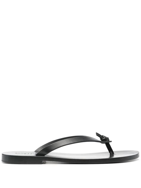 saint laurent flip flops.